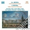Jiri Antonin Benda / Frantisek Benda - Viola Concerto / Violin Concerto cd