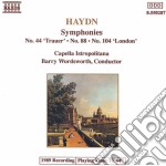 Joseph Haydn - Symphonies 44, 88 & 104