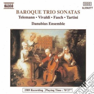 Danubius Ensemble - Baroque Trio Sonatas: Vivaldi, Telemann, Fasch, Tartini cd musicale di Vivaldi / Telemann / Danubius Ensemble