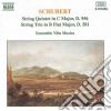 Schubert / Ensemble Villa Musica - String Quintet / String Trio cd
