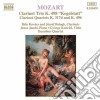 Wolfgang Amadeus Mozart - Clarinet Trio 'Kegelstatt' cd