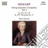 Wolfgang Amadeus Mozart - Quartetti X Archi Vol.6 (integrale): Quartetto N.12 K 172, N.13 K 173, N.21 K 57 cd