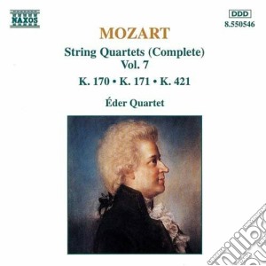 Wolfgang Amadeus Mozart - Quartetti X Archi Vol.7 (integrale): Quartetto N.10 K 170, N.11 K 171, N15 K 421 cd musicale di Wolfgang Amadeus Mozart