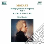 Wolfgang Amadeus Mozart - Quartetti X Archi Vol.7 (integrale): Quartetto N.10 K 170, N.11 K 171, N15 K 421 cd