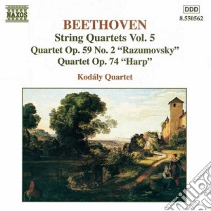 Ludwig Van Beethoven - Quartetti X Archi (integrale) Vol.5: Quartetto N.2 Op.59 razumovsky, Op.74 ar cd musicale di Beethoven ludwig van
