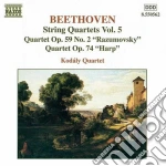Ludwig Van Beethoven - Quartetti X Archi (integrale) Vol.5: Quartetto N.2 Op.59 razumovsky, Op.74 ar cd