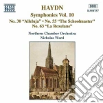 Joseph Haydn - Symphony No.30 alleluja, N.55 L'Insegnante, N.63 la Roxelane cd