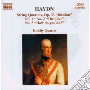 Joseph Haydn - Quartetto N.1, N.2, N.5 Op.33 cd musicale di Haydn franz joseph