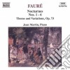 Gabriel Faure' - Nocturnes 1-6 / Theme & Variations cd