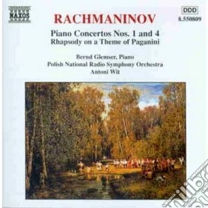 Sergej Rachmaninov - Concerto X Pf N.1 Op.1, N.4 Op.40, Rapsodia Su Un Tema Di Paganini cd musicale di Sergei Rachmaninov
