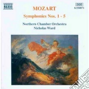 Wolfgang Amadeus Mozart - Symphony No.1 K 16, N.2 K 17, N.3 K 18, N.4 K 19, N.5 K 22 cd musicale di Wolfgang Amadeus Mozart