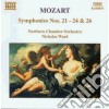 Wolfgang Amadeus Mozart - Symphony No.21 K 134, N.22 K 162, N.23 K181, N.24 K 182, N.26 K 184 cd