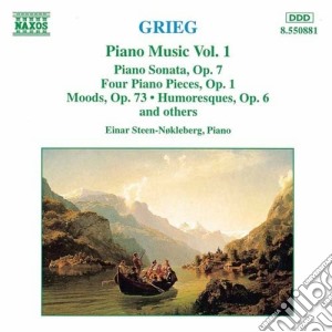Edvard Grieg - Opere X Pf Vol. 1 (integrale) : Sonata Op.7, 4 Pezzi Op.1, Stimmungen Op.73, Umor cd musicale di Edvard Grieg