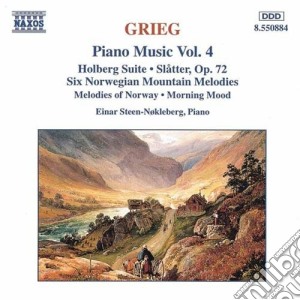Edvard Grieg - Opere X Pf Vol. 4 (integrale) : Slatter Op.72, Holberg Suite Op.40, 6 Melodie Mon cd musicale di Edvard Grieg