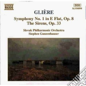 Reinhold Gliere - Sinfonia N.1 Op.8, Le Sirene Op.33 cd musicale di Gliere