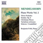Felix Mendelssohn - Piano Works Vol.2 cd