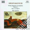 Dmitri Shostakovich - String Quartets Vol.2 Nos.1, 8 & 9 cd