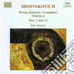 Dmitri Shostakovich - String Quartets Vol.4 Nos.2, & 12 cd