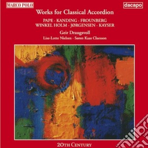 Works For Classical Accordion: Pape, Kanding, Frounberg.. cd musicale