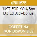 JUST FOR YOU/Box Ltd.Ed.3cd+bonus cd musicale di Barry White