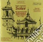 Antonio Soler - Quintetti Per Clavicembalo E Archi Nn.1, 2 E 3 cd