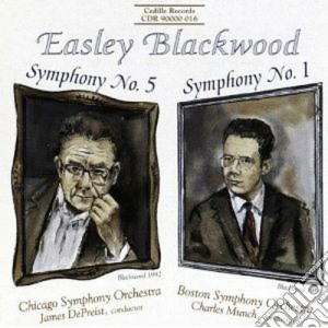 Easley Blackwood - Symphony No.5 Op.34 - Symphony No.1 Op.3 cd musicale di Easley Blackwood