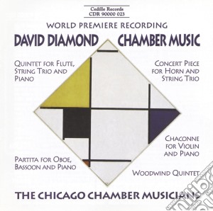 David Diamond - Quintetto Per Flauto In Si Minore, Concerto Piece Per Corno E Trio D'archi cd musicale di David Diamond
