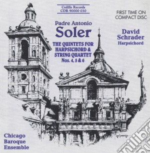 Antonio Soler - Quintetti Per Clavicembalo Nn.4-6 cd musicale di Antonio Soler