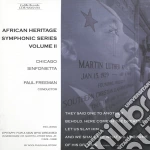 Kay / Walker / Cordero / Hailstork / Smith / Hailstork - Freeman Paul Dir /Chicago Sinfonietta cd