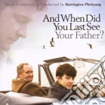Barrington Pheloung - And When Did You Last See Your Father? cd