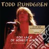 Todd Rundgren - For Lack Of Honest Work (3 Cd) cd