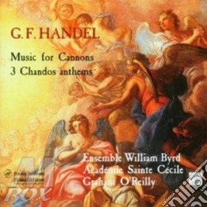 Chandos anthems hwv 249b, 251b, 256a cd musicale di HANDEL GEORG FRIEDRI