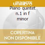 Piano quintet n.1 in f minor cd musicale di Giovanni Sgambati
