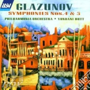 Symphonies nos .4 & 5 cd musicale di Alexander Glazunov