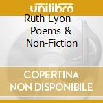 Ruth Lyon - Poems & Non-Fiction cd