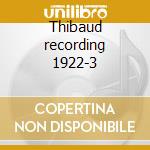 Thibaud recording 1922-3 cd