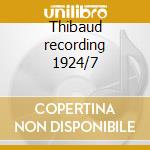 Thibaud recording 1924/7 cd
