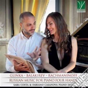Sara Costa / Fabiano Casanova: Russian Music For Piano 4 Hands cd musicale