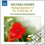Felix Mendelssohn - Quartetti Per Archi (integrale) , Vol.3: N.3, Op.0, Scherzo Op.81 N.2 cd