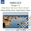 Jean Sibelius - Songs, Vol.1 cd