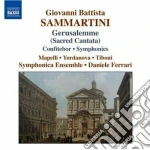 Giovanni Battista Sammartini - Gerusalemme, La Perfidia Giudaica, Confitebor cd