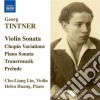 Georg Tintner - Musica Da Camera cd
