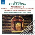 Domenico Cimarosa - Overtures, Vol.2 cd