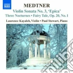 Nikolai Medtner - Opere Per Violino E Pianoforte (Integrale) Vol.1 cd