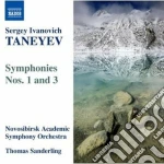 Sergei Taneyev - Symphony No.1, N.3 cd