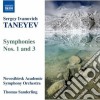 Sergei Taneyev - Symphony No.1, N.3 cd