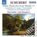 Franz Schubert - Piano Works For Four Hands, Vol.5 cd