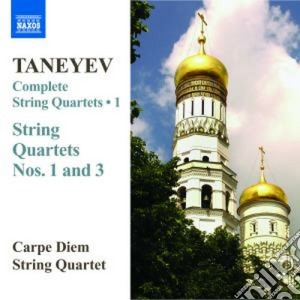 Sergei Taneyev - Quartetto Per Archi (integrale) , Vol.1: N.1 Op.4, N.3 Op.7 cd musicale di Taneyev sergey ivani