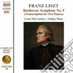 Franz Liszt - Opere Per Pianoforte (integrale) Vol.28: Beethoven: Symphony No.9 cd