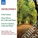 Alexander Von Zemlinsky - Trio Per Clarinetto, Violoncello E Pianoforte Op.3, 3 Pezzi cd